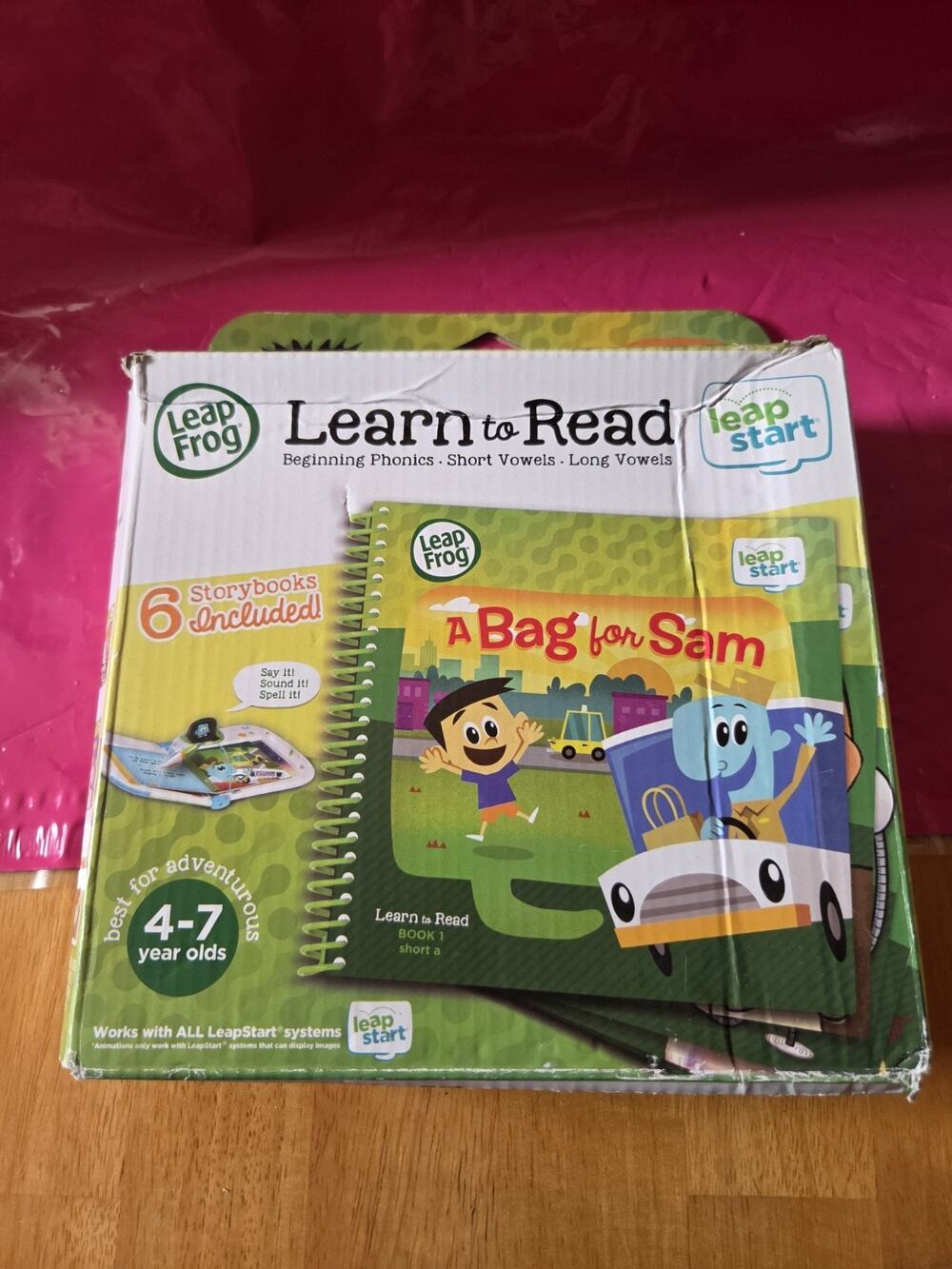 New LeapFrog LeapStart Learn to Read Books Volume 1 with 6 Storybooks Included